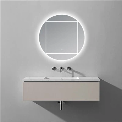 Apšviestas vonios tualeto veidrodis